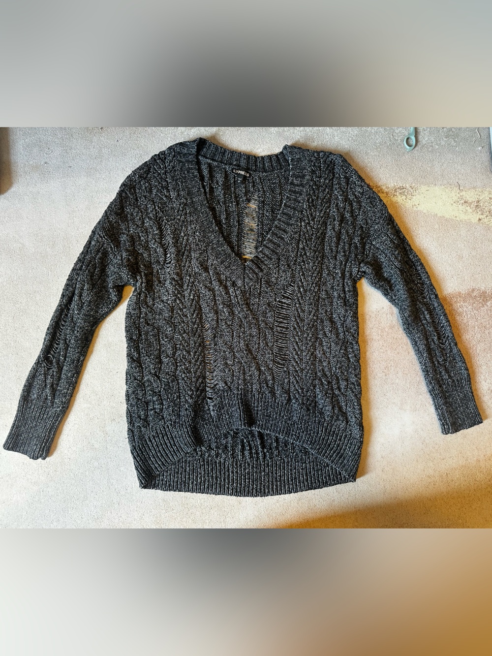 Distressed Knit Sweater πππ» Perfect for Fall! - Picture 2 of 6